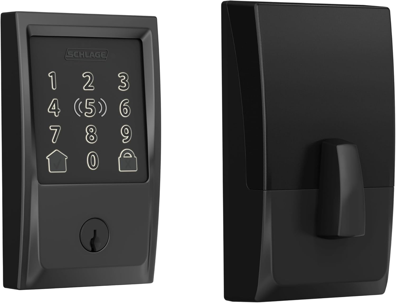 Schlage Encode Plus Smart WiFi Deadbolt (Black/Chrome/Satin Nickel/Brass)