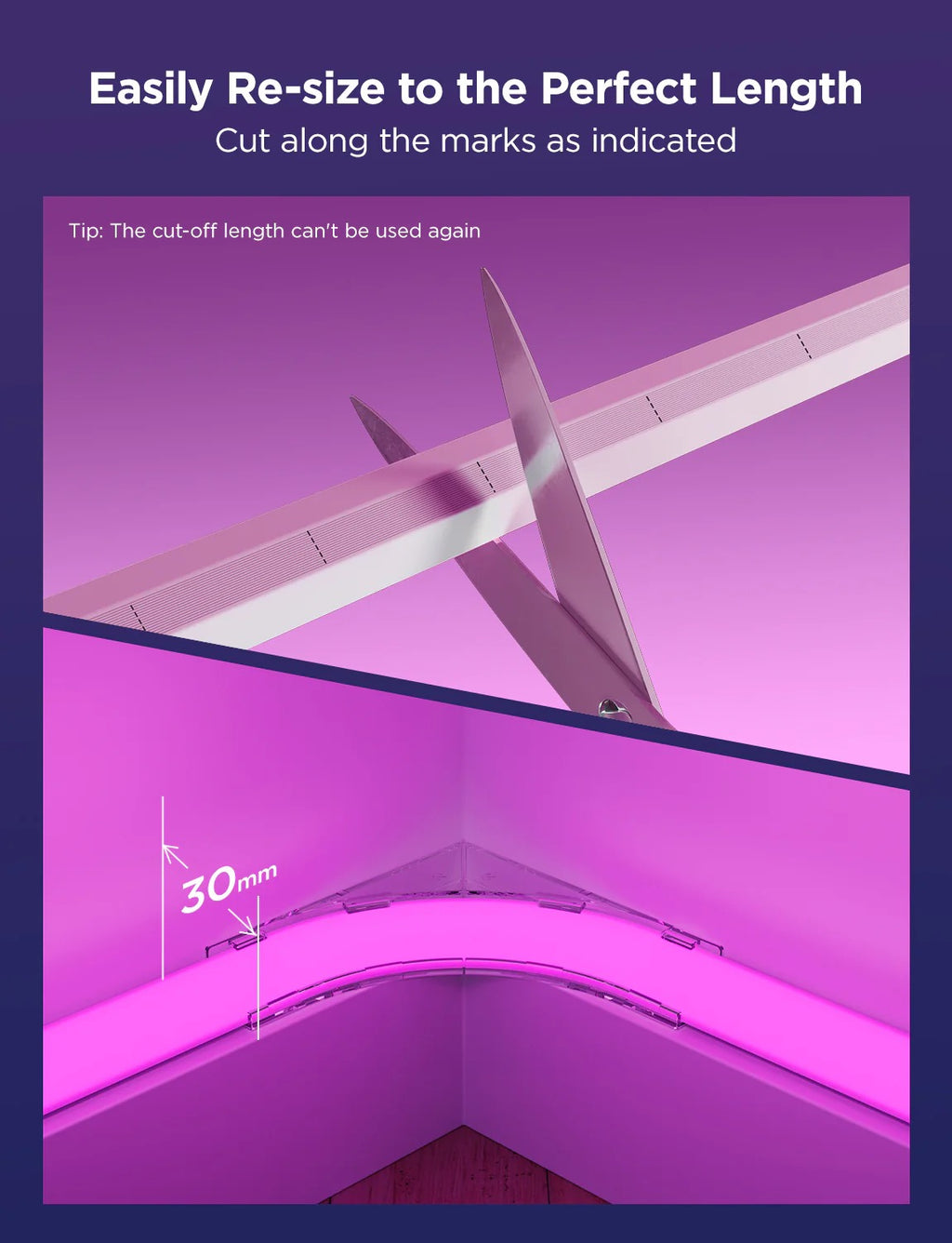 Govee Rope Lights for Wall Lining