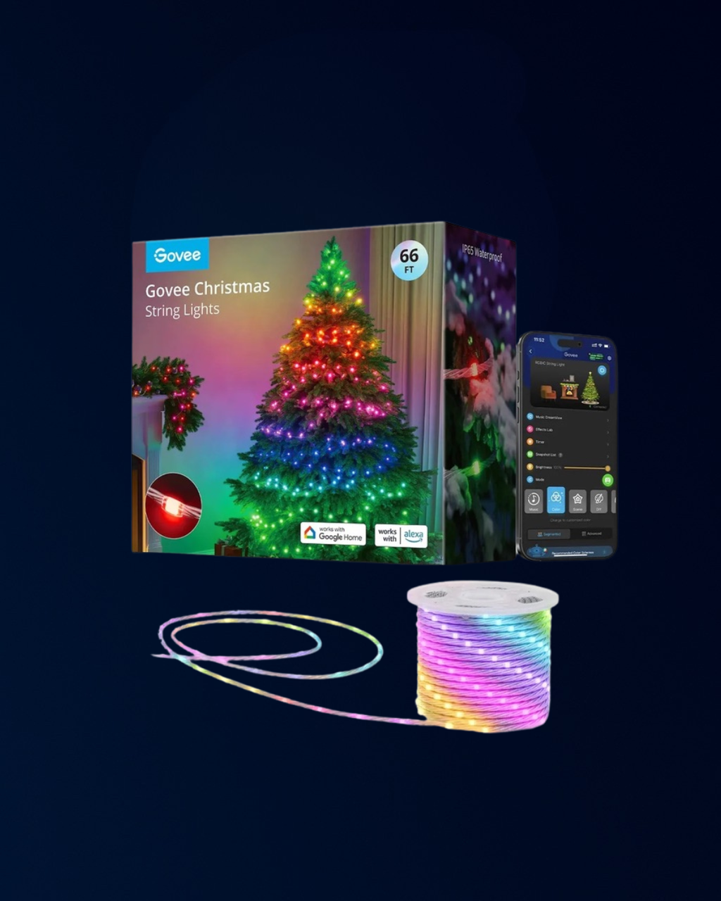 Govee Christmas String Lights 66ft (20.12m)