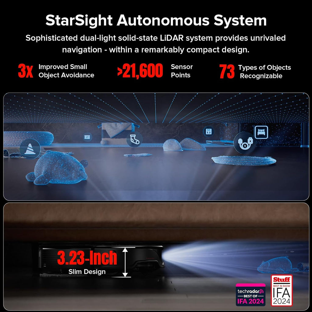 Roborock Qrevo Slim Robot Vacuum and Mop Combo